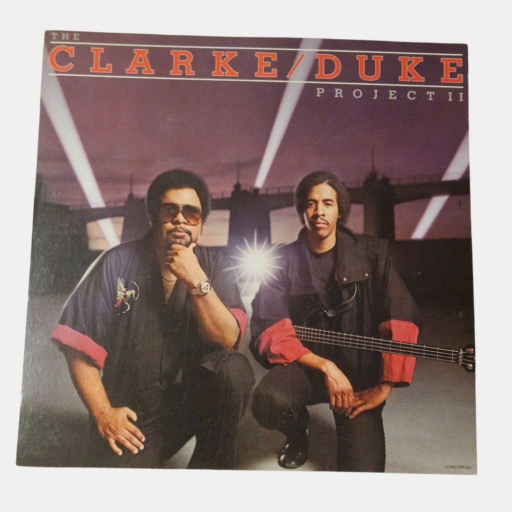 Stanley Clarke/George Duke The Clarke / Duke Project II 1983 Promo Poster 12x12